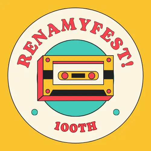 Renamyfest 2025 Orange Logo